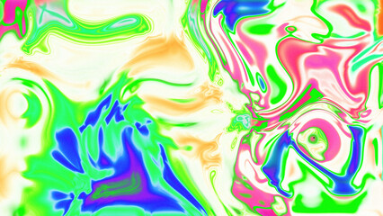 Fototapeta premium Fluid Marble Texture with Organic Flow, Abstract Liquid Pattern with Wavy Structure, Melted Surface Design with Soft Transitions, Psychedelic Swirl Texture with Marble Effect