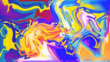 Fototapeta premium Fluid Marble Texture with Organic Flow, Abstract Liquid Pattern with Wavy Structure, Melted Surface Design with Soft Transitions, Psychedelic Swirl Texture with Marble Effect