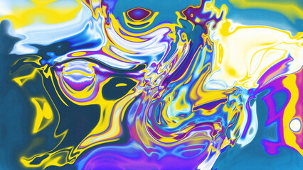 Fluid Marble Texture with Organic Flow, Abstract Liquid Pattern with Wavy Structure, Melted Surface Design with Soft Transitions, Psychedelic Swirl Texture with Marble Effect