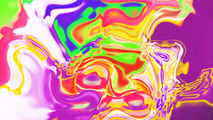 Fototapeta premium Fluid Marble Texture with Organic Flow, Abstract Liquid Pattern with Wavy Structure, Melted Surface Design with Soft Transitions, Psychedelic Swirl Texture with Marble Effect
