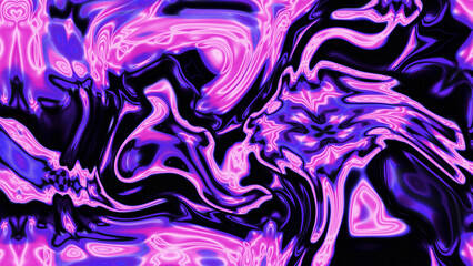 Fototapeta premium Fluid Marble Texture with Organic Flow, Abstract Liquid Pattern with Wavy Structure, Melted Surface Design with Soft Transitions, Psychedelic Swirl Texture with Marble Effect