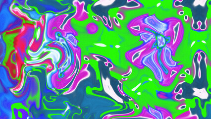 Obraz premium Fluid Marble Texture with Organic Flow, Abstract Liquid Pattern with Wavy Structure, Melted Surface Design with Soft Transitions, Psychedelic Swirl Texture with Marble Effect