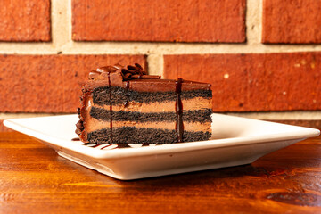 chocolate mousse layer cake