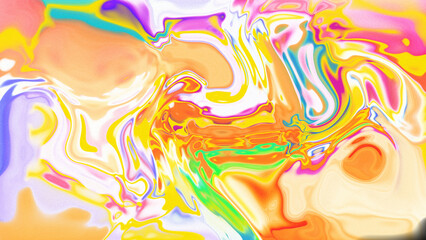 Fluid Marble Texture with Organic Flow, Abstract Liquid Pattern with Wavy Structure, Melted Surface Design with Soft Transitions, Psychedelic Swirl Texture with Marble Effect