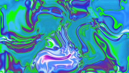 Naklejka premium Fluid Marble Texture with Organic Flow, Abstract Liquid Pattern with Wavy Structure, Melted Surface Design with Soft Transitions, Psychedelic Swirl Texture with Marble Effect