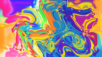 Obraz premium Fluid Marble Texture with Organic Flow, Abstract Liquid Pattern with Wavy Structure, Melted Surface Design with Soft Transitions, Psychedelic Swirl Texture with Marble Effect