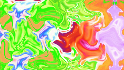 Fototapeta premium Fluid Marble Texture with Organic Flow, Abstract Liquid Pattern with Wavy Structure, Melted Surface Design with Soft Transitions, Psychedelic Swirl Texture with Marble Effect