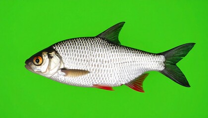 Obraz premium Profile view of a fish