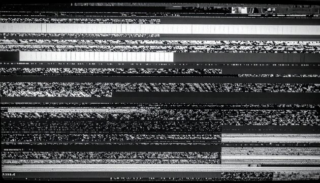 Digital glitch on a computer screen