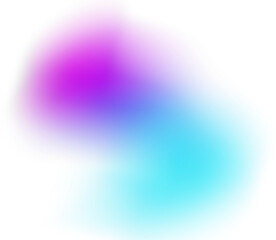 Obraz premium PNG Abstract gradient of purple and teal hues fading into transparentness