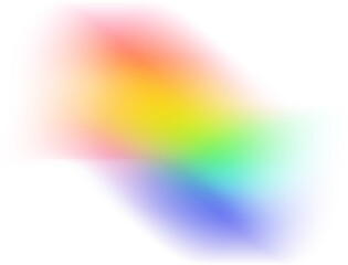 PNG Abstract pixelated rainbow spectrum fading into transparentness on a transparent background