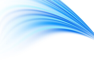 PNG Abstract blue swirling light streaks flowing across a  transparent background