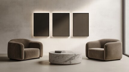 Modern minimalist living room mockup (6)