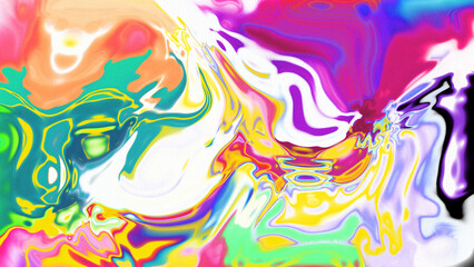 Fluid Marble Texture with Organic Flow, Abstract Liquid Pattern with Wavy Structure, Melted Surface Design with Soft Transitions, Psychedelic Swirl Texture with Marble Effect