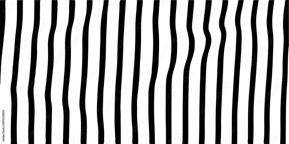 Poster abstract composition featuring a set black stick or line element on a clean white background.