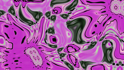 Fototapeta premium Fluid Marble Texture with Organic Flow, Abstract Liquid Pattern with Wavy Structure, Melted Surface Design with Soft Transitions, Psychedelic Swirl Texture with Marble Effect