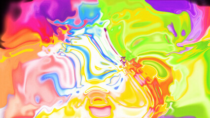  Fluid Marble Texture with Organic Flow, Abstract Liquid Pattern with Wavy Structure, Melted Surface Design with Soft Transitions, Psychedelic Swirl Texture with Marble Effect