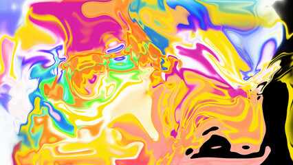 Fluid Marble Texture with Organic Flow, Abstract Liquid Pattern with Wavy Structure, Melted Surface Design with Soft Transitions, Psychedelic Swirl Texture with Marble Effect