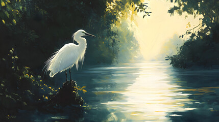 Whispers of Mist: Harmony on the Water