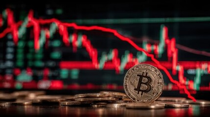 Bitcoin investor confidence icon concept visualization of sentiment meter displaying enthusiasm for cryptocurrency