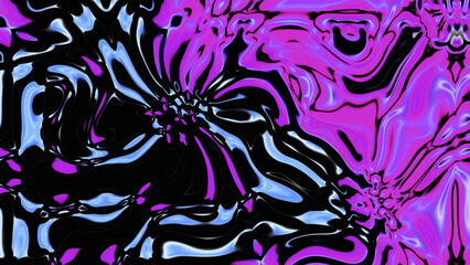 Fluid Marble Texture with Organic Flow, Abstract Liquid Pattern with Wavy Structure, Melted Surface...