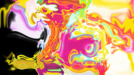 Fototapeta premium Fluid Marble Texture with Organic Flow, Abstract Liquid Pattern with Wavy Structure, Melted Surface Design with Soft Transitions, Psychedelic Swirl Texture with Marble Effect