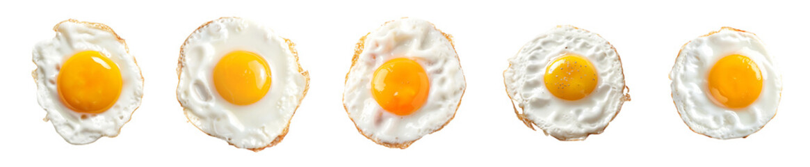 Five Perfectly Fried Eggs: A Culinary Delight