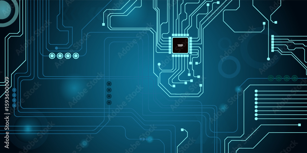 Aufkleber technology network line pattern vector background