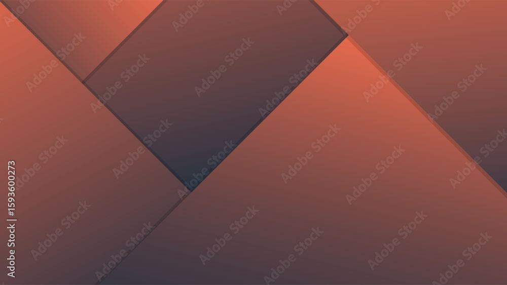 Poster minimal abstract background featuring dark orange tones and layered geometric shapes with smooth sha