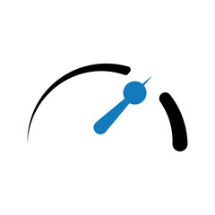  Speedometer performance accelerate meter icon.