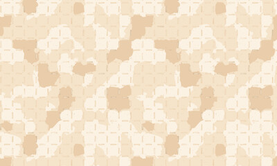 Modern Abstract Camouflage Pattern with Subtle Pixel Grid Texture