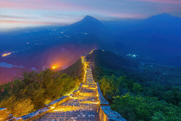Simatai Great Wall in Beijing, China
