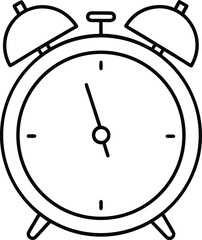 alarm clock isolated on white