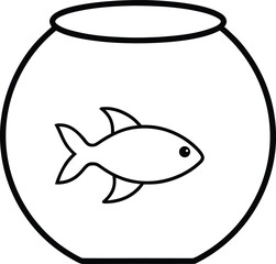 gold fish in a glass