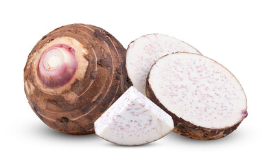 Taro isolated on transparent png