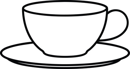 coffee cup isolated on white