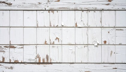Weathered white wood panels