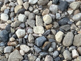 Gravel Rock Surface with Earthy Textures