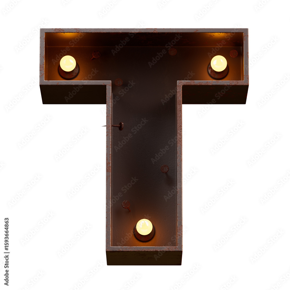 Aufkleber bright neon font with fluorescent tubes.metallic futuristic cyberpunk alphabet. 3d rendering isolate