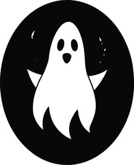 vector illustration of a black cat