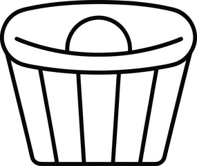 vector trash can icon