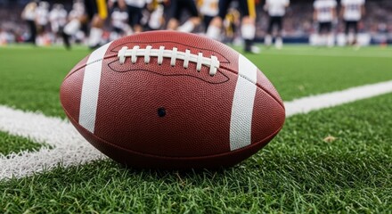 Obraz premium American Football on Field, Game Day - Sports photography