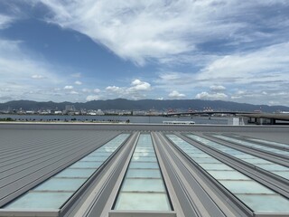 神戸空港から見る風景
