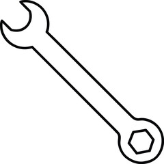 wrench vector illustration