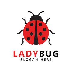 Lady bug logo template vector illustration icon Design © designer_hubs