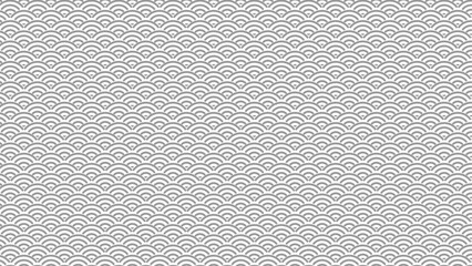 青海波柄（ライトグレー）