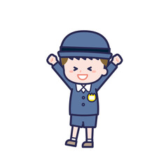 こども／ななめ／男の子 03