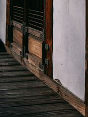 old wooden door
