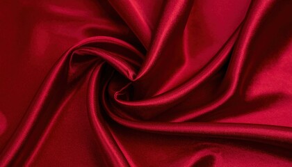 Obraz premium Deep crimson silk folds