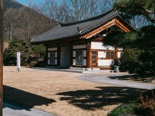 Fototapeta premium The appearance of a traditional Korean temple